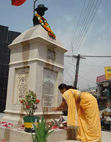 Gabbar Singh Negi memorial at Chamba