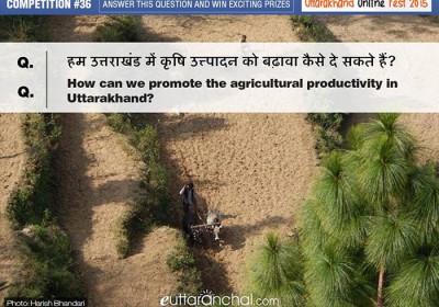 How can we promote the agricultural productivity in Uttarakhand?