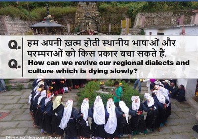 How can we revive our regional dialects and culture which is dying slowly?