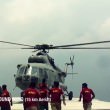 Rescue Helicopter reaching Guptkashi